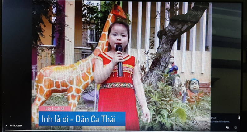 HỘI THI “BÉ HÁT DÂN CA” CẤP TRƯỜNG  NĂM HỌC 2021 - 2022