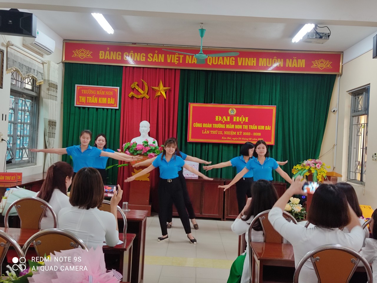 ĐẠI HỘI CÔNG ĐOÀN TRƯỜNG MNTT KIM BÀI NHIỆM KỲ 2023 - 2028