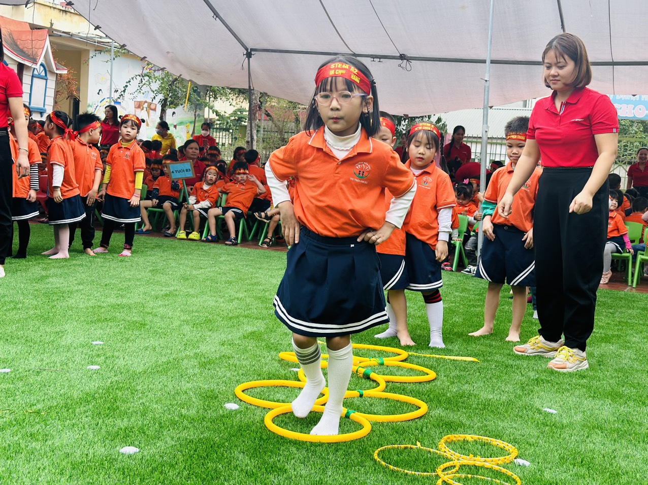 Ngày hội" Chúng cháu vui khỏe" Năm học 2023 - 2024
